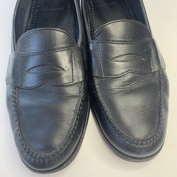 Frye Black Leather Penny Loafers Shoes ***PLS READ*** - Picture 3 of 14
